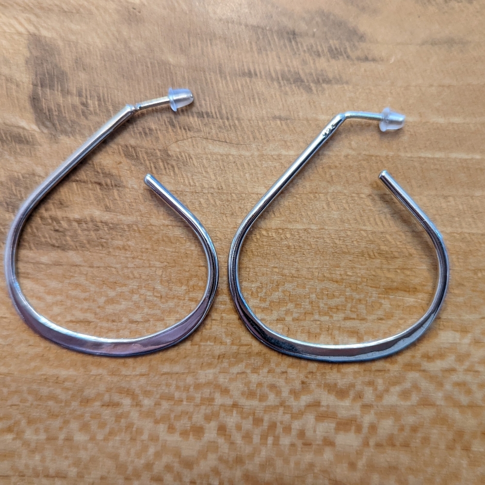 Sterling Silver Hoops